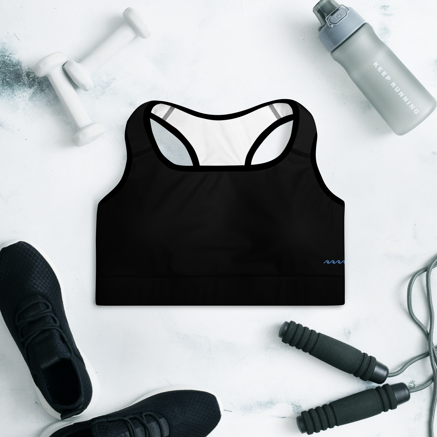 Sports bra in black