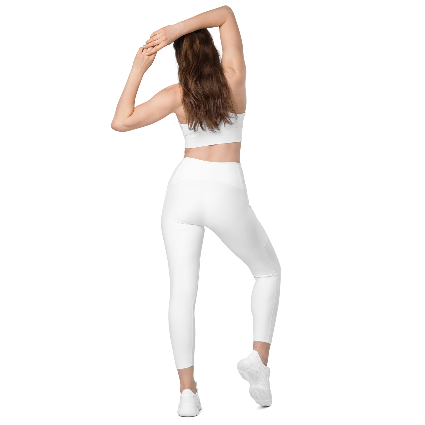 Gym leggings in white
