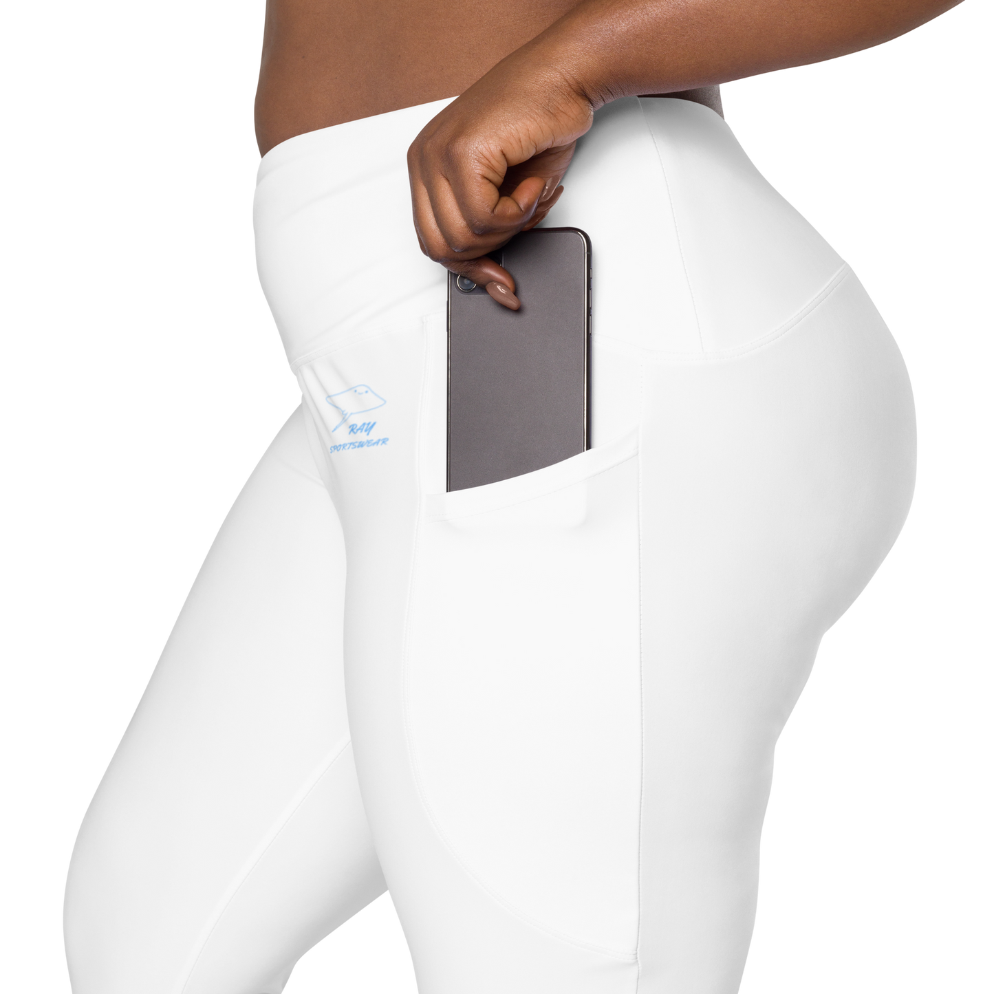 Gym leggings in white