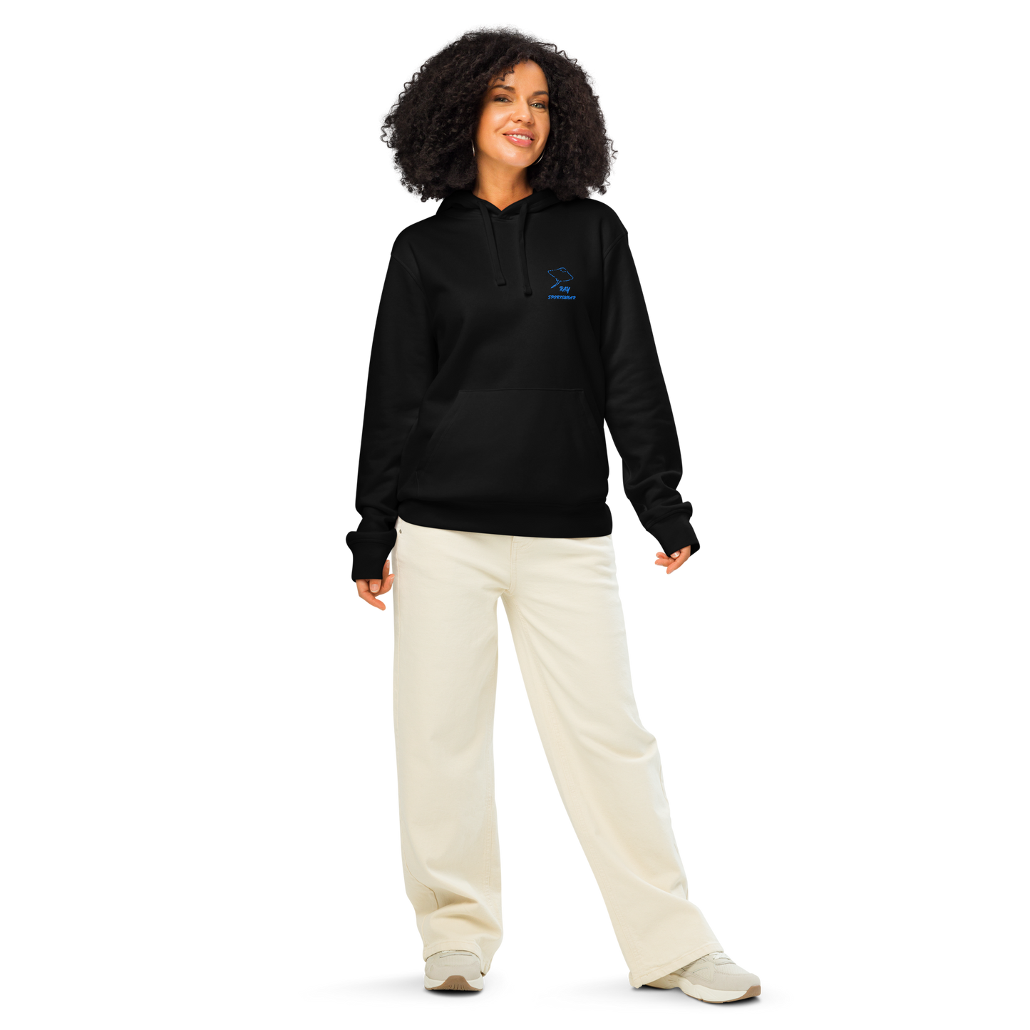 Unisex hoodie in black