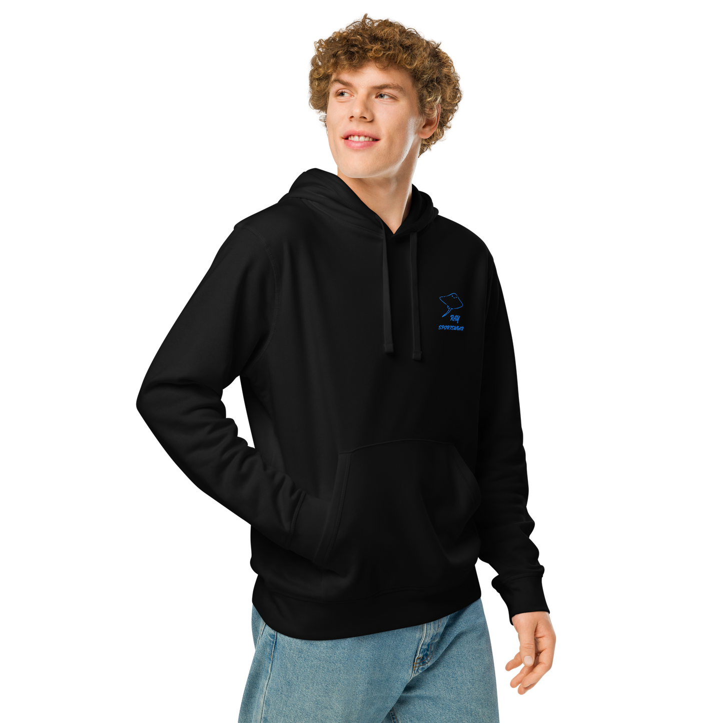 Unisex hoodie in black