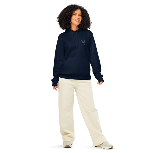 Unisex hoodie in navy