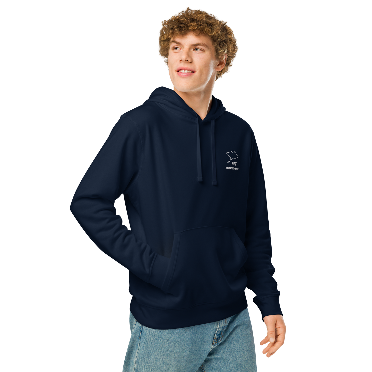 Unisex hoodie in navy