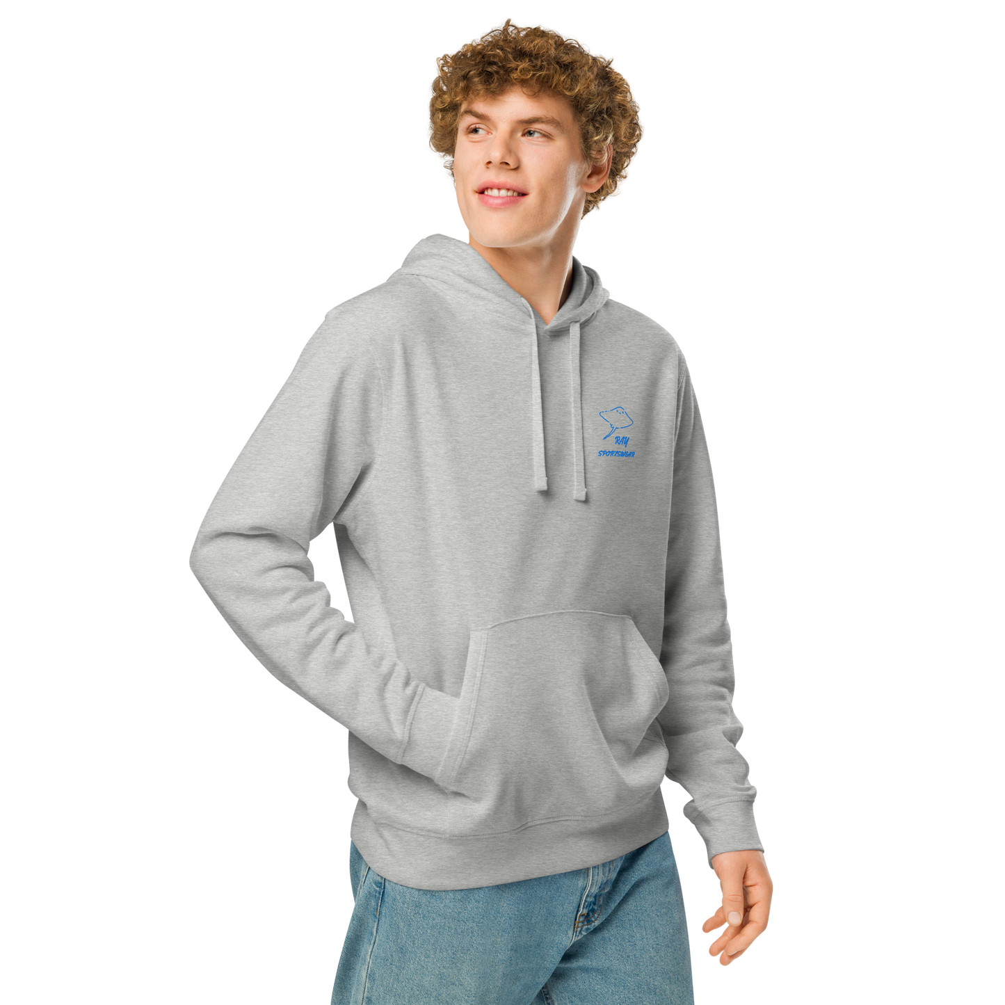 Unisex hoodie in grey