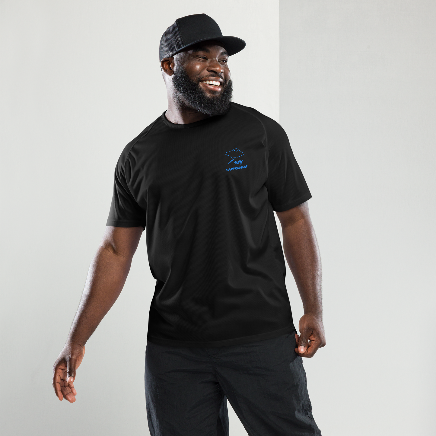 Short sleeve T-shirt in black